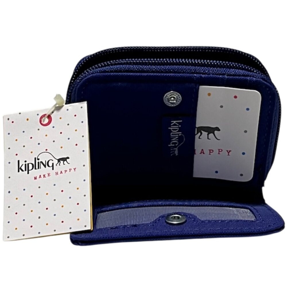 KIPLING Cobalt Dream Compact Wallet NWT - Picture 7 of 15